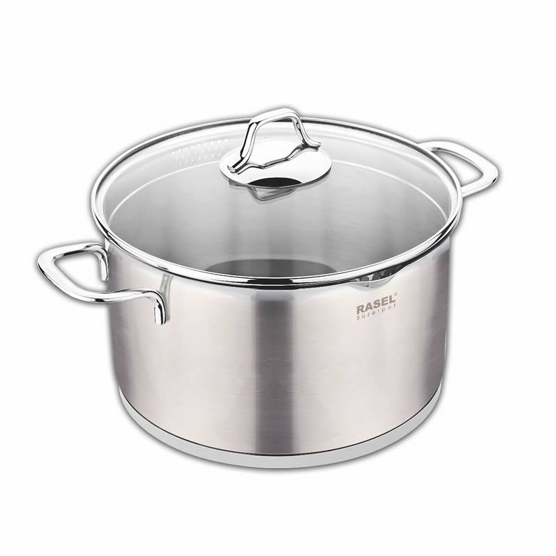 سرویس قابلمه استیل راسل RASEL ساخت ترکیه مدل R-175 2 سرویس قابلمه استیل راسل RASEL ساخت ترکیه مدل R-175