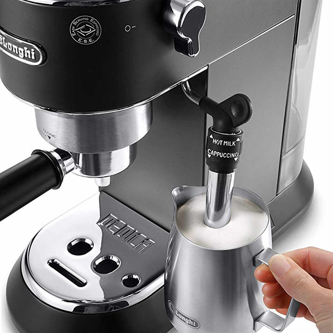 اسپرسوساز دلونگی Delonghi مدل Dedica EC685 مشکی 5 اسپرسوساز دلونگی Delonghi مدل Dedica EC685 مشکی
