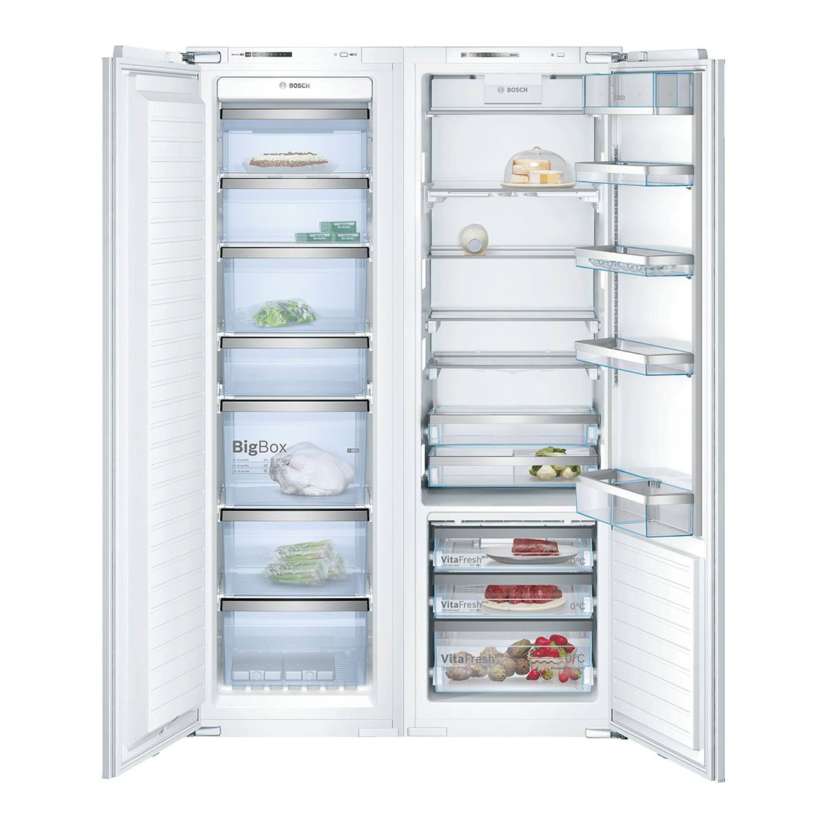 یخچال فریزر دوقلو توکار بوش BOSCH مدل KIF42P60-GIN38P60 1 یخچال فریزر دوقلو توکار بوش BOSCH مدل KIF42P60-GIN38P60