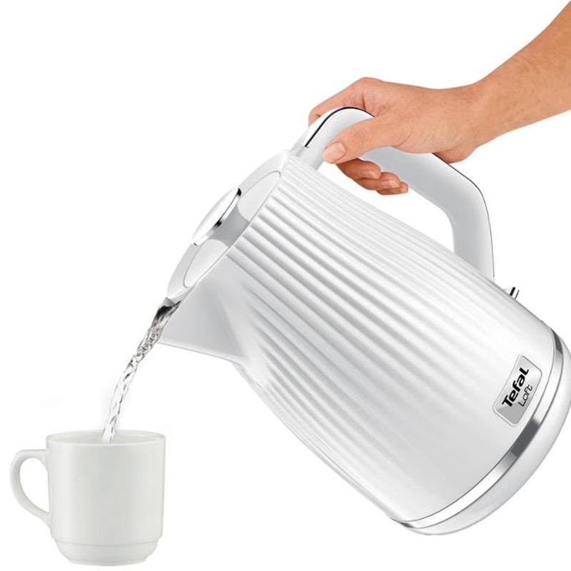 کتری برقی تفال Tefal مدل KO250130 سفید 2 کتری برقی تفال Tefal مدل KO250130 سفید
