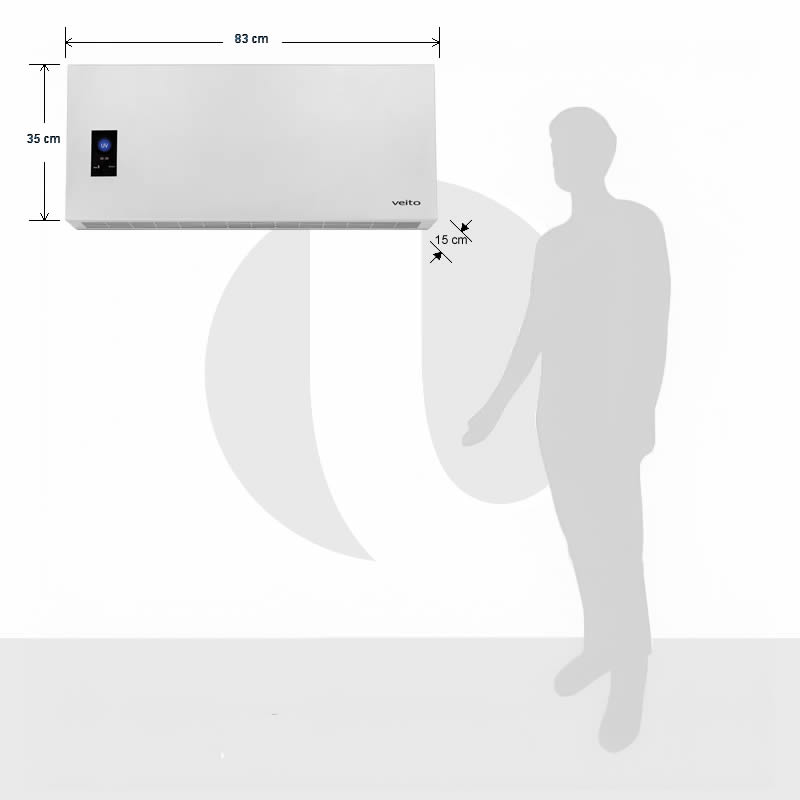تصفیه و ضدعفونی کننده هوای UV ویتو Veito مدل Air Pro 3 تصفیه و ضدعفونی کننده هوای UV ویتو Veito مدل Air Pro