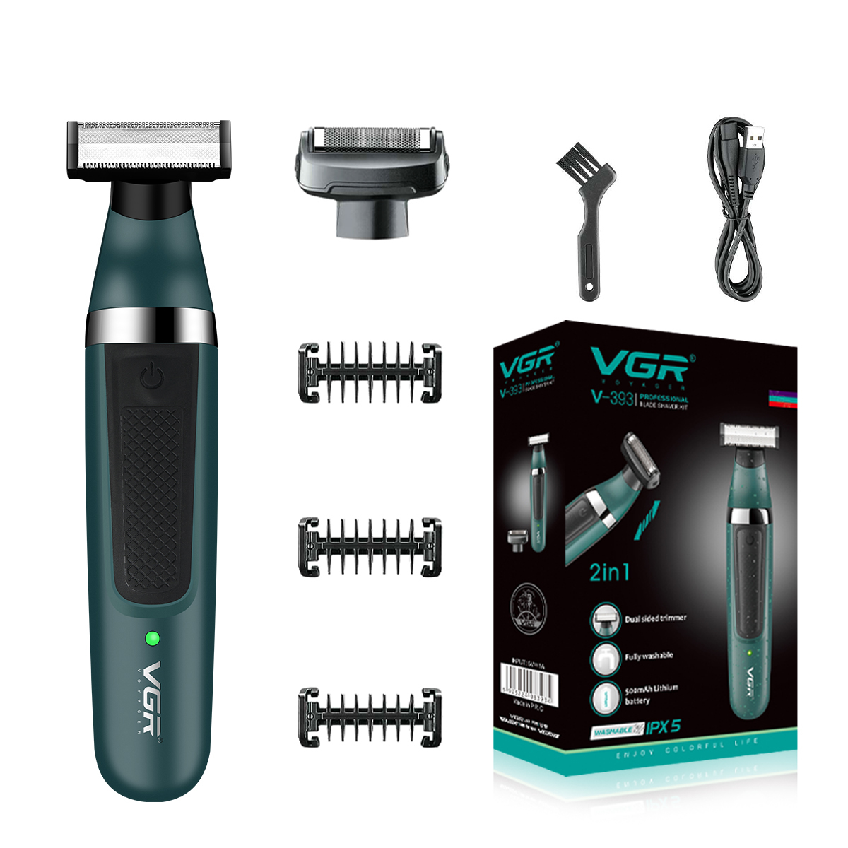 ماشین اصلاح وی جی آر VGR مدل V-393 1 ماشین اصلاح وی جی آر VGR مدل V-393
