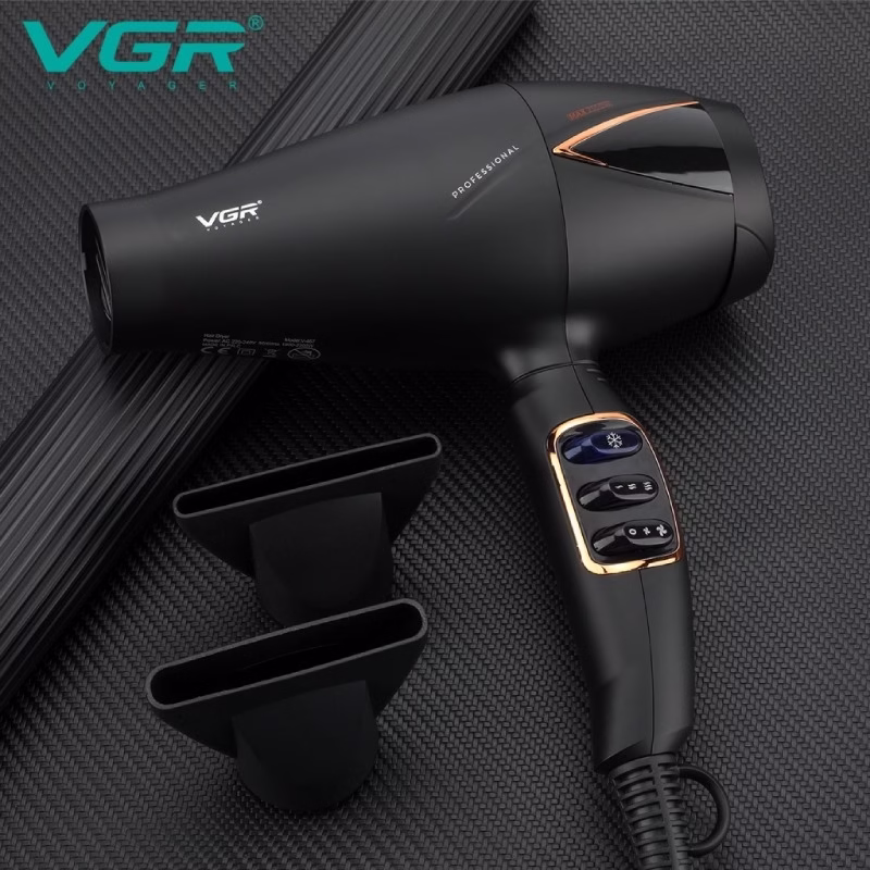 سشوار حرفه ای وی جی آر VGR مدل V-467 5 سشوار حرفه ای وی جی آر VGR مدل V-467