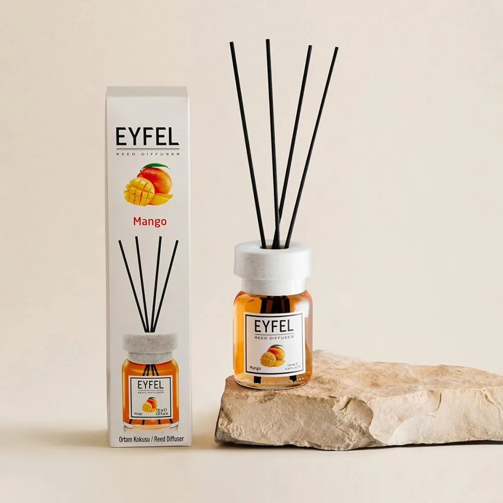 خوشبوکننده هوا ایفل Eyfel مدل Mango حجم 120 ml 4 خوشبوکننده هوا ایفل Eyfel مدل Mango حجم 120 ml