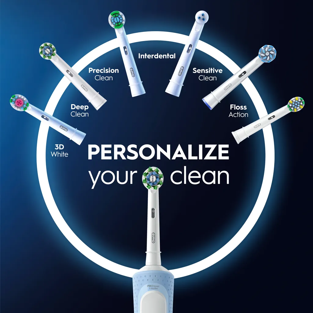 مسواک برقی اورال بی ORAL-B مدل Vitality PRO آبی 3 مسواک برقی اورال بی ORAL-B مدل Vitality PRO آبی