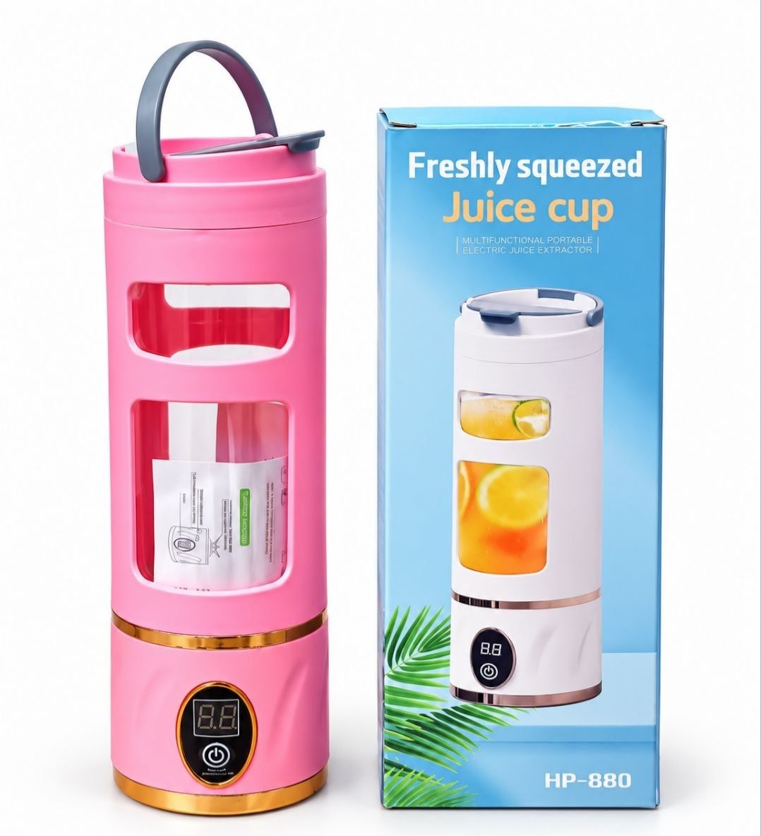 شیکر شارژی قابل حمل مدل Juice Cup Hp-880 3 شیکر شارژی قابل حمل مدل Juice Cup Hp-880